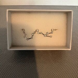 Mignon and Mignon Zodiac Stainless Steel Necklace Aquarius and Taurus